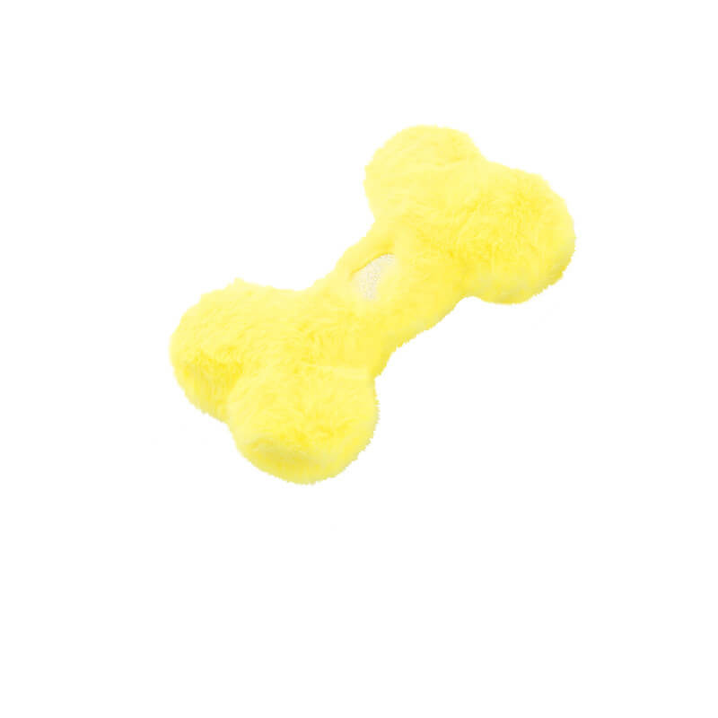 Bone Squeaky Plush Toy Dog Chew Toy